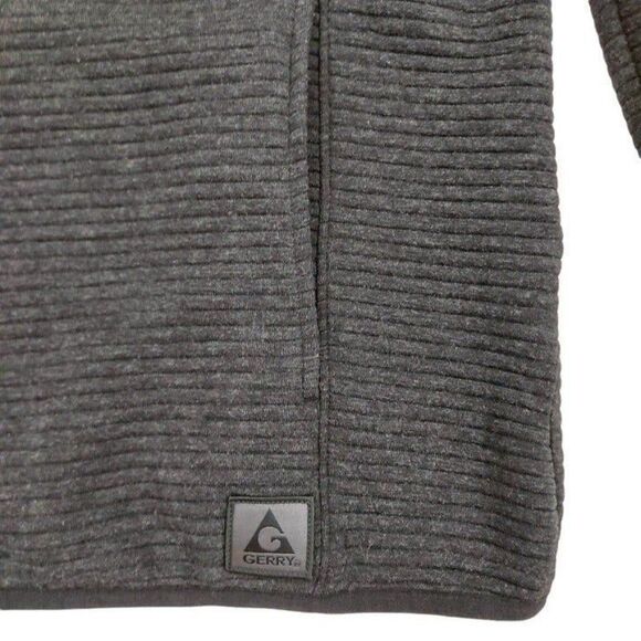 Gerry  Sweater Mens Large Black Pullover1/4 Snap Long Sleeve High Neck Outdoor - Picture 4 of 9